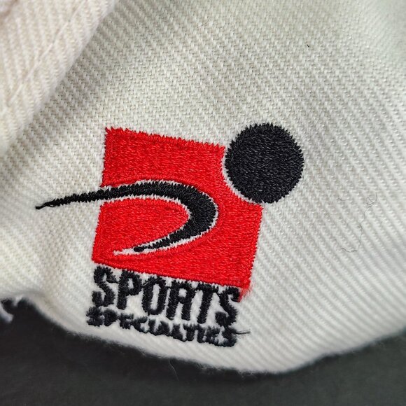 VINTAGE Detroit Red Wings Sports Specialties Hat Cap Snap Back Shadow Logo White - Picture 6 of 13
